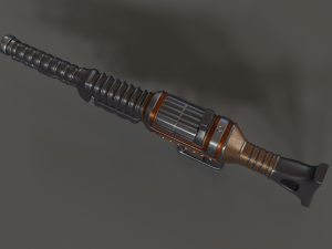 sci-fi rifle Modelo 3D