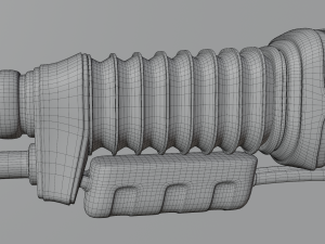 sci-fi rifle Modelo 3D