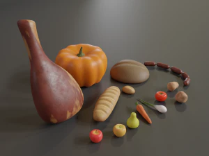food set 3D Model