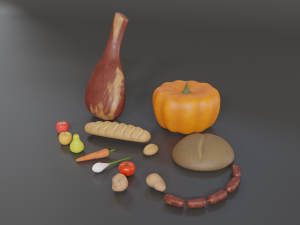 food set 3Dモデル