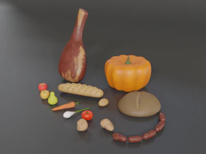 food set 3D Model