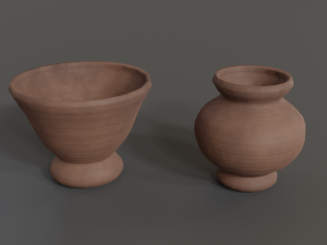 medieval tableware Modello 3D