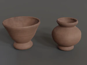 Orta&ccedil;ağ sofra takımı 3D Model