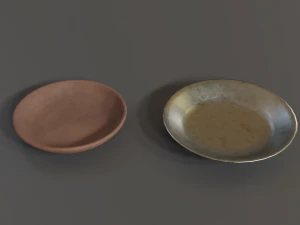 Orta&ccedil;ağ sofra takımı 3D Model