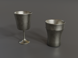 medieval tableware Modello 3D