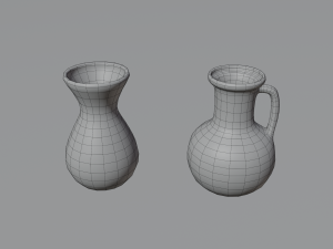 medieval tableware Modello 3D