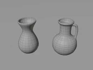 Orta&ccedil;ağ sofra takımı 3D Model