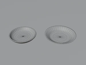 Orta&ccedil;ağ sofra takımı 3D Model