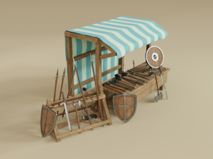 medieval market 3D 模型