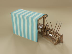medieval market 3D 模型