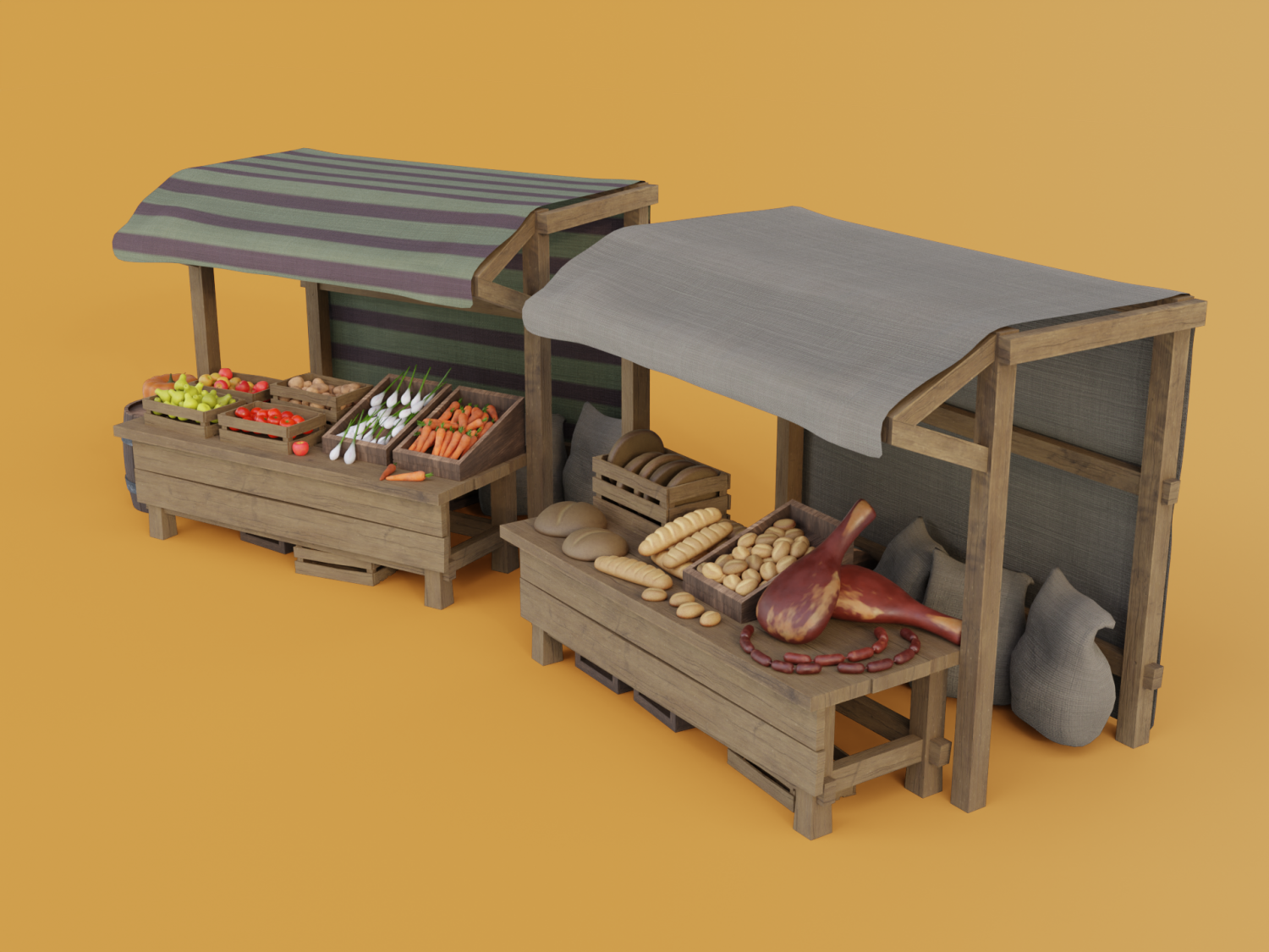 3d models food