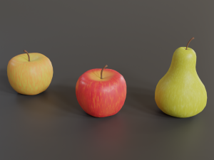 medieval market food 3D Model