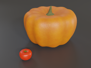 medieval market food 3D Model