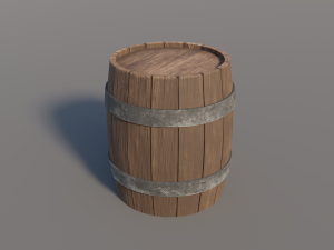 medieval market food 3D Model