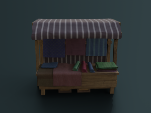 medieval market pack 3Dモデル