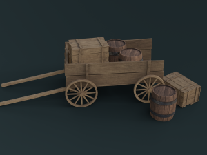 medieval market pack 3Dモデル