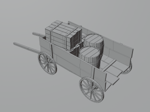 medieval market pack 3Dモデル