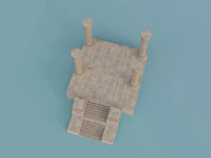 antique temple 3D Model