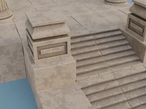 antique temple 3D Model