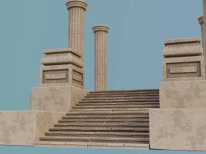antique temple 3D Model