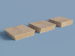 antique temple roof 3D Model