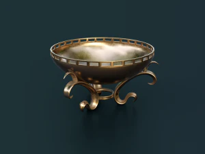 mangkuk api Model 3D