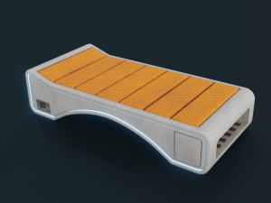 3D Sci-Fi Chair model 3D Model
