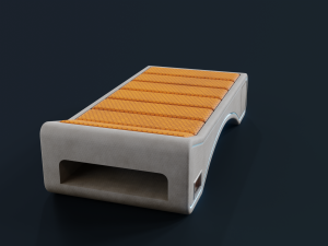 3D Sci-Fi Chair model Model 3D