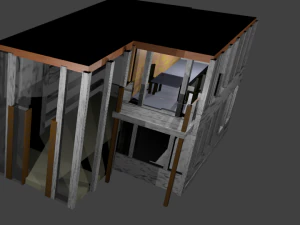 modernhouse abandoned-new 3D Model