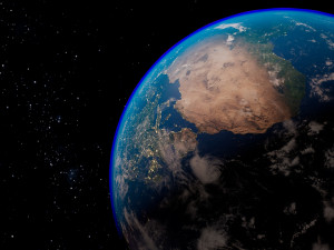 Photorealistic earth 8k 3D Model