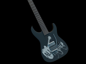 Electric guitar 3D 모델