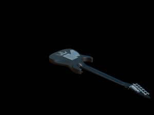 Electric guitar Model 3D
