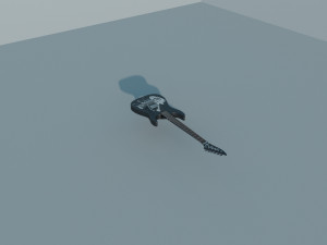 Electric guitar Model 3D