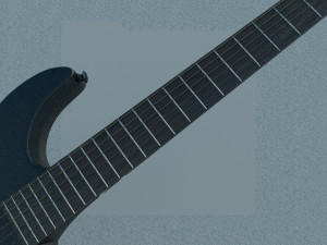 Electric guitar Model 3D