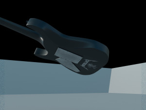 Electric guitar Model 3D