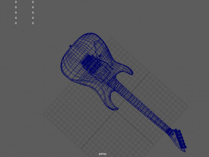 Electric guitar Model 3D