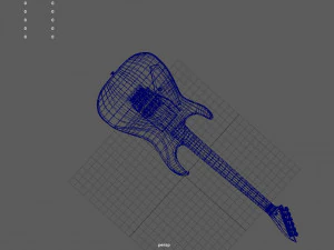 Electric guitar 3D Model