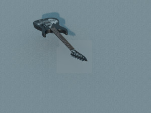 Electric guitar Model 3D