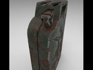 Jerry can rusty 3D Model