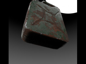 Jerry can rusty Modelo 3D