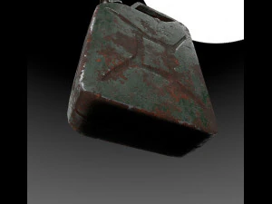 Jerry can rusty 3D Model