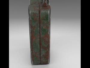 Jerry can rusty 3D Model