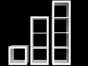 8 shelf model 3D Model