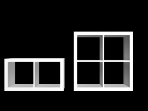 8 shelf model 3D Model