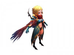 warrior girl 3D Model