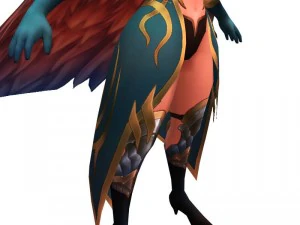 warrior girl 3D Model