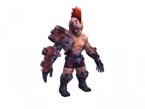warrior man 3D-Modell