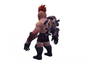 warrior man Modello 3D