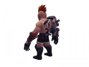 warrior man 3D Model