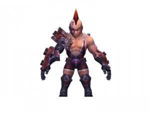 warrior man Modello 3D